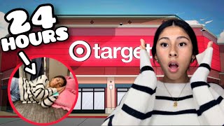 24 HOURS OVERNIGHT IN TARGET!