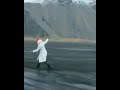 Sliding into the weekend - black sand blowing in #iceland carrying mineral rich dust, providing...