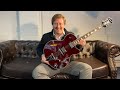 Second Hand Epiphone Emperor Swingster Wine Red - Rimmers Music Demonstration & Playing With James