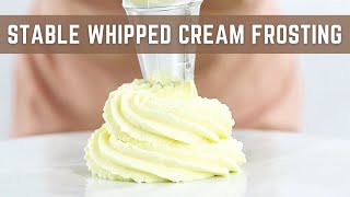 STABLE WHIPPED CREAM FROSTING WITHOUT GELATINE │ MASCARPONE WHIPPED CREAM │ CAKES BY MK