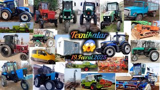 Traktor 19.Fevral.2024 Vagon Mtz Ttz T28 Yumz New Holland Don Kombayin Claas 55 DT-75  Gaz-53 Matiz.