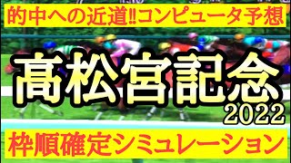 2022 高松宮記念 シミュレーション（枠順確定後)～強力馬が揃った一戦で穴馬の激走はあるのか！？～競馬予想