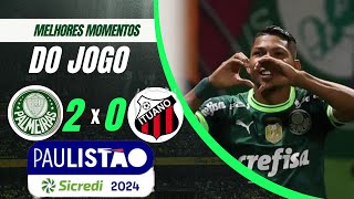 Palmeiras 2 x 0 Ituano ｜ Melhores Momentos COMPLETO ｜ Paulistão 2024