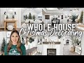 🎄2022 CHRISTMAS DECORATE WITH ME | CHRISTMAS WHOLE HOUSE DECORATING| CHRISTMAS HOME DECORATING IDEAS