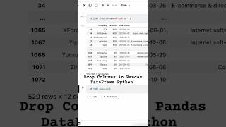 How to Drop Columns in Pandas DataFrame Python #python #pandas #datascience #code #dataanalytics