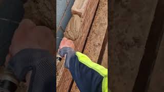 Mortar spread #bricklayer #satisfying #asmr #brick