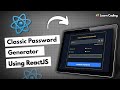 Build a Random Password Generator App Using React Js | Web Development