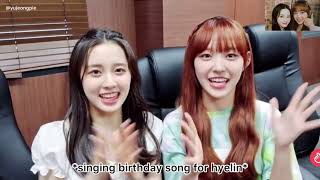 (ENG SUB) 210629 LIGHTSUM NAYOUNG YUJEONG FIRST VLIVE｜they wished a fan happy birthday!