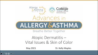 Atopic Dermatitis – Vital Issues \u0026 Skin of Color