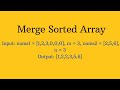 Merge Sorted Array