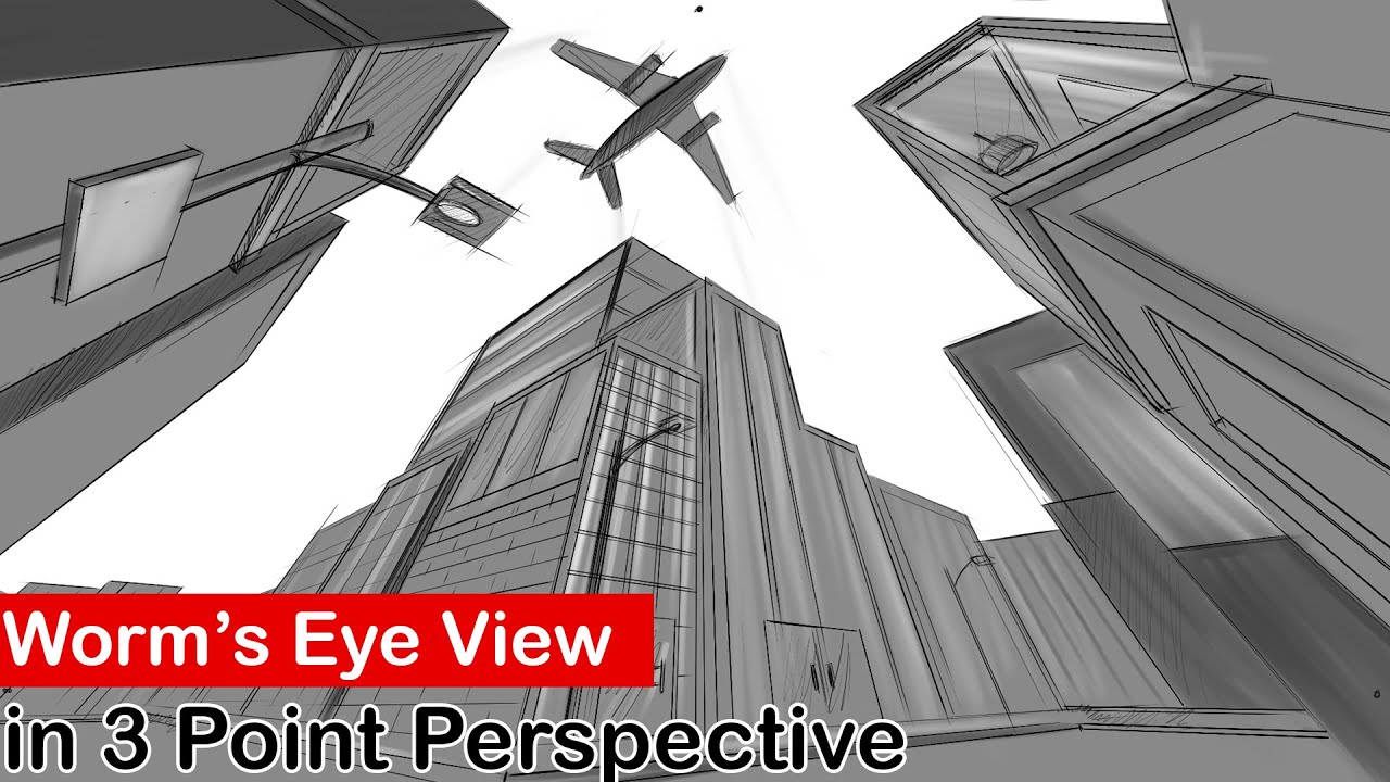 How To Draw Worms Eye Perspective