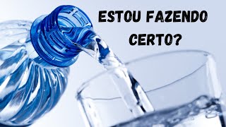 Você está bebendo água da maneira errada?