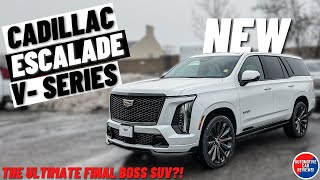 ALL-NEW 2025 CADILLAC ESCALADE V! | *Full Walkaround Review* | The Ultimate Final Boss SUV?!