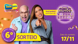 6º SORTEIO | RESULTADO FINAL DA TELE SENA DE ANIVERSÁRIO 2024 (17/11/2024)