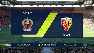 FIFA 22 | OGC Nice vs RC Lens - Ligue 1 Uber Eats | Gameplay