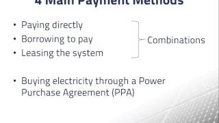 Paying for a PV System