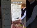 regular english vs business english englishlesson englishteacher learnenglish ingles 英語 esl