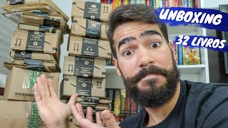 32 LIVROS: UNBOXING DA GEEK WEEK | Me Acabei de Ler