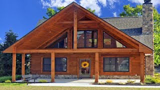 Discover a Stunning 900 Sq Ft Tiny Log Cabin with Superior Design, Affordable Kits | Full Home Tour