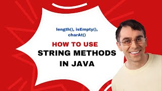 Java String Methods - Programming Tutorials for Beginners #4 | Learn to code Java in 2022