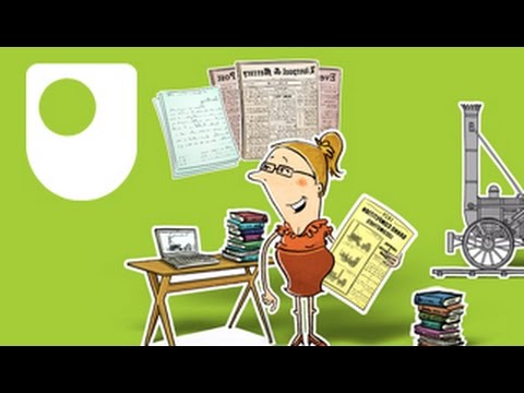Why do historians study written documents from the past?