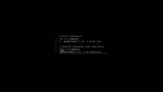 Python indentation: Correct vs. Incorrect (Level 1, Problem 1)