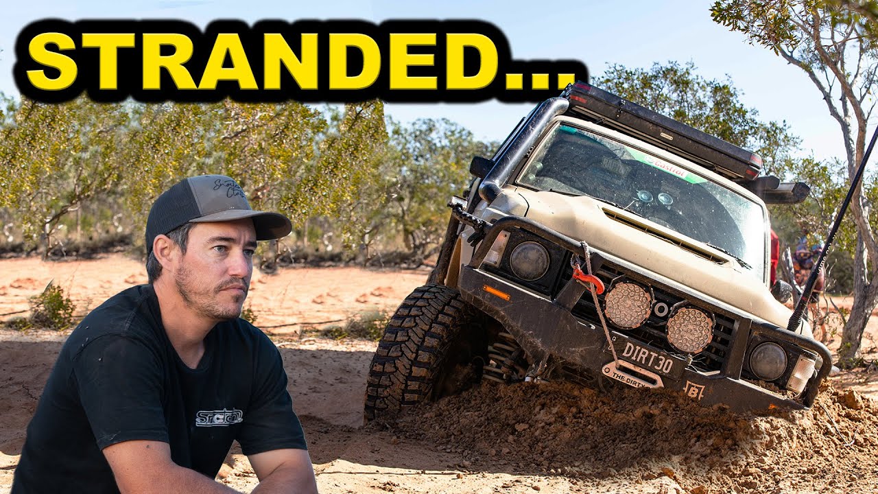 TRAPPED ON WRONG SIDE OF THE RIVER! Lorella Springs 2: Bush mechanics, recoveries & swimming holes