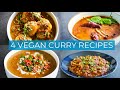 4 EASY vegan Curry Recipes to make AT HOME!