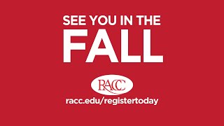 RACC is open for in person and online classes this fall.