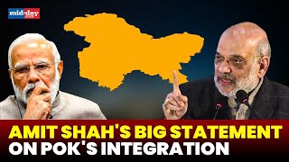 Watch: Amit Shah speaks on J\u0026K's future, Subtly hints at PoK integration