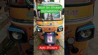 Auto Sticker Work _ Arcot Sri Stickers