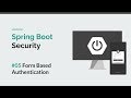 [Spring Boot Security] #05 Form Based Authentication