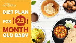 Diet Plan for a 23-Month-Old-Baby