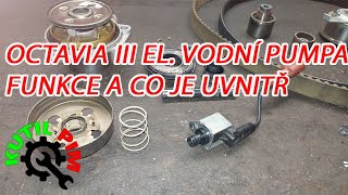 OCTAVIA III EL. OVLÁDANÁ VODNÍ PUMPA, FUNKCE, VYŘAZENÍ