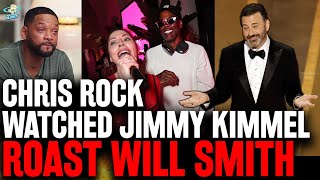 Chris Rock Watches Jimmy Kimmel ROAST Will Smith in 1st Oscars Monologue Since Slap | Academy Awards