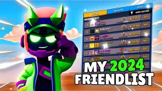 MY FRIENDLIST AS A CREATOR WITH 91K 🏆 2024