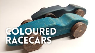 Wooden Racecar finished with Rubio Monocoat Oil