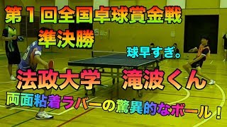 【卓球】賞金８万円をかけて 真っ向勝負！【第１回全国卓球賞金戦】