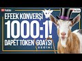 GOATS ABU !! SETELAH DI KONVERSI 1000:1 SEGINI HASIL TOKENNYA