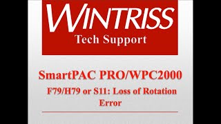 SmartPAC PRO Integrated with WPC2000 - F79/H79 or S11 Error