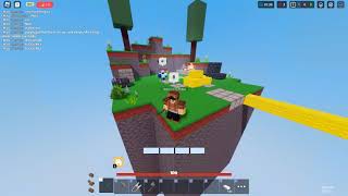 I Killed TANQR In ROBLOX BEDWARS!!!!!!!!!!!