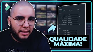 Como RENDERIZAR vídeo com a MELHOR qualidade? Exporte com QUALIDADE MÁXIMA - FÁCIL! | Filmora