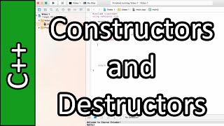 Destructors - C++ Programming Tutorial #34 (PC / Mac 2015)