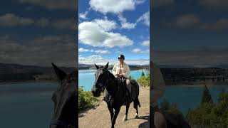 紐西蘭 Lake Tekapo 騎馬初體驗 🐴 一小時簡易路線欣賞超靚湖景 ✨ #horseriding #laketekapo #newzealand