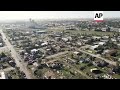 Drone video shows Perryton storm damage