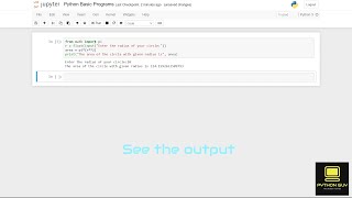 Python Program to Calculate Area of a Circle