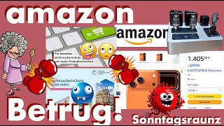 Sonntags Raunz: Amazon Betrug!