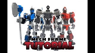 Lego mech frame (02) || Tutorial (Bootleg parts used)