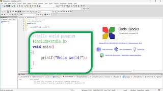 "Hello World" Program in C using Code Blocks IDE