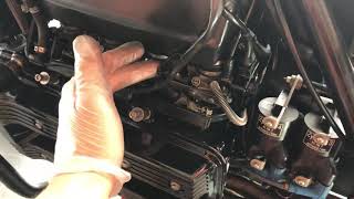 BMW K100 dirty #4 injector plug causing no start.